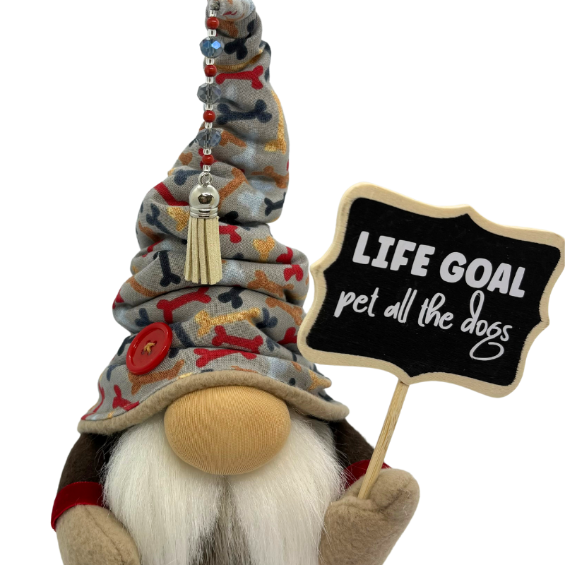 Gnome & Sip - FRANKIE FUZZYPAWS