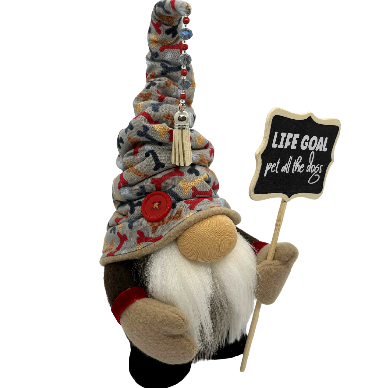 Gnome & Sip - FRANKIE FUZZYPAWS